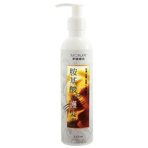 夢娜麗莎 MONSA 胺基酸免沖洗護髮素 230ml 頭髮柔順彈性不糾結 避免頭髮分岔斷裂乾燥