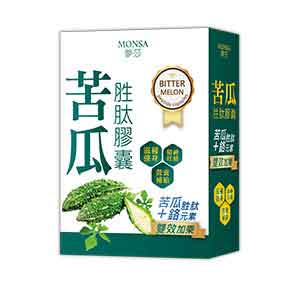 夢莎MONSA 苦瓜胜肽膠囊 30粒/盒 500毫克/粒